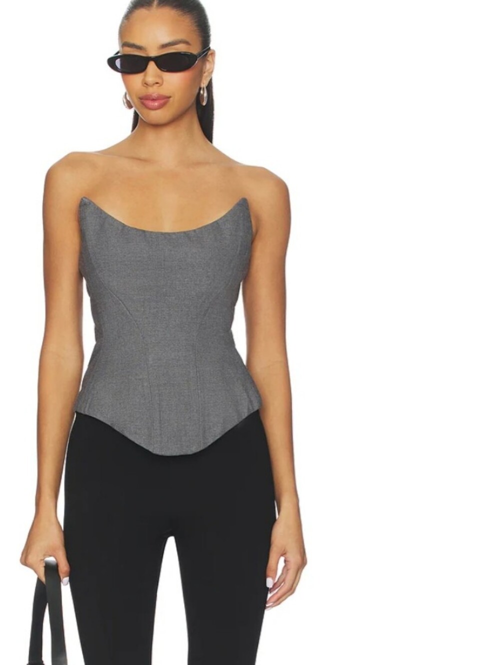 Mother Of All Nemesis Corset Top In Grey New Whit Tag